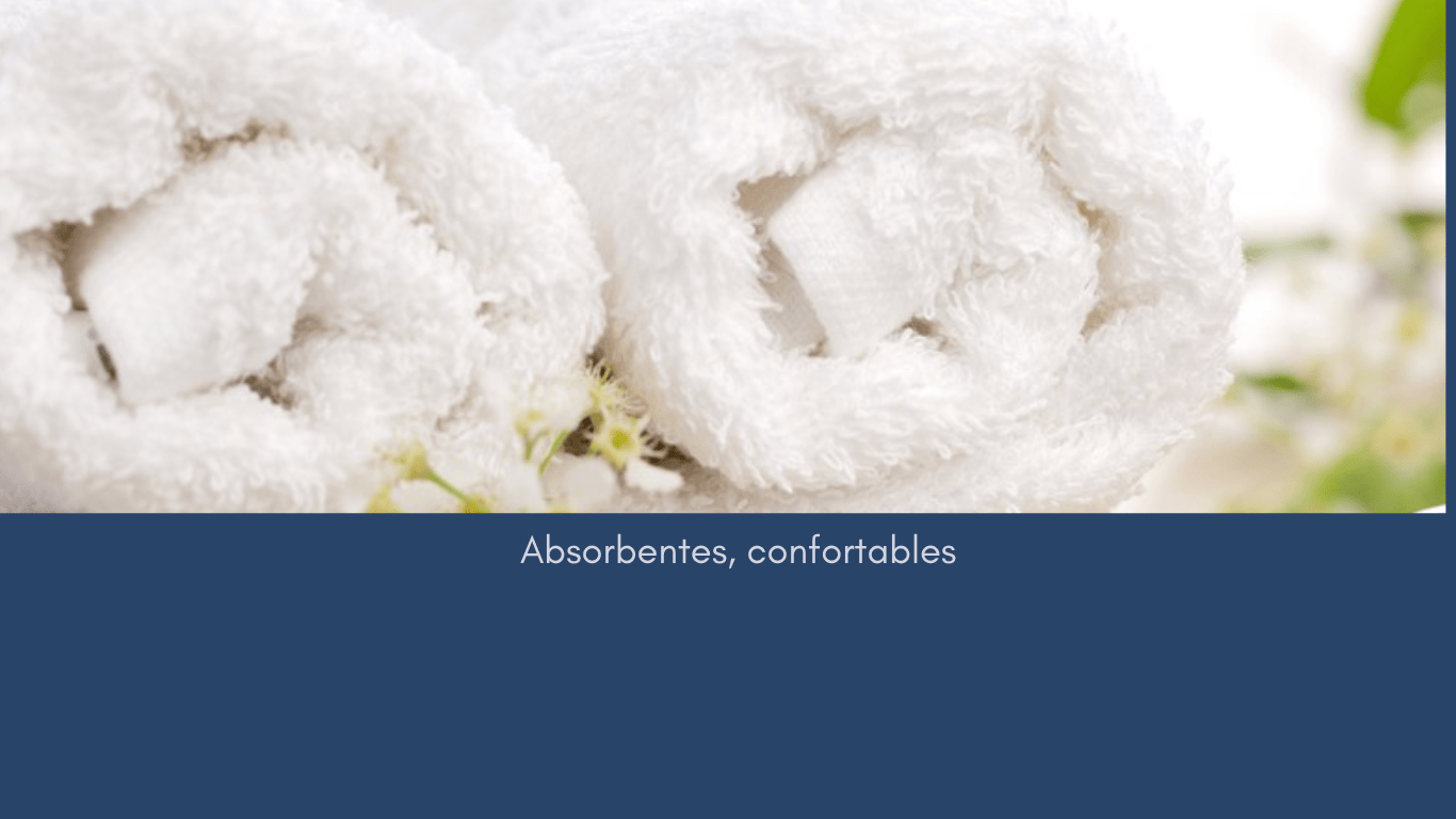 Toallas suaves y confortables.